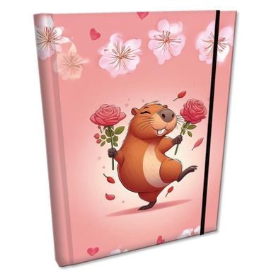 EV-Corp, Soft Touch, notes z gumką, B6, kratka, Dancing Queen