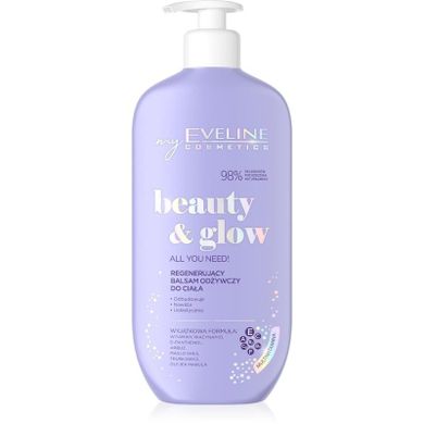 Eveline, Beauty Glow, balsam do ciała odżywczy, 350 ml