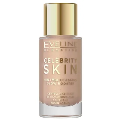 Eveline Cosmetics, Celebrity Skin Glow Booster, wielofunkcyjna baza do twarzy, 1.5N Universal Nude, 30 ml