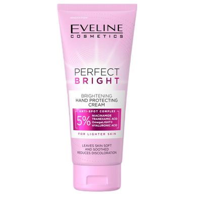 Eveline Cosmetics, Perfect Bright, rozjaśniający krem ochronny do rąk, 100 ml