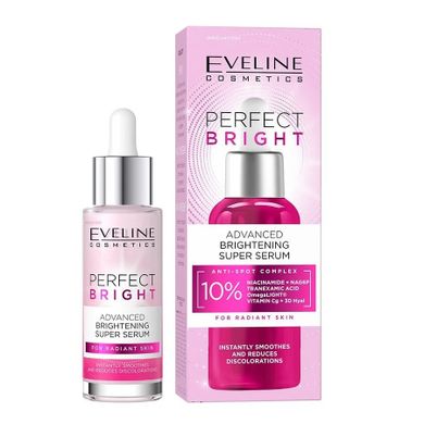Eveline Cosmetics, Perfect Bright, zaawansowane super serum rozjaśniające, 30 ml