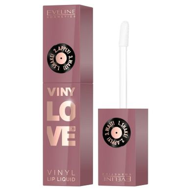 Eveline Cosmetics, VinyLove, długotrwała pomadka płynna z efektem winylowym, 06 Chillie, 4 ml