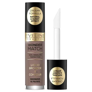 Eveline Cosmetics, Wonder Match, bronzer w płynie, 01, 4,5 ml