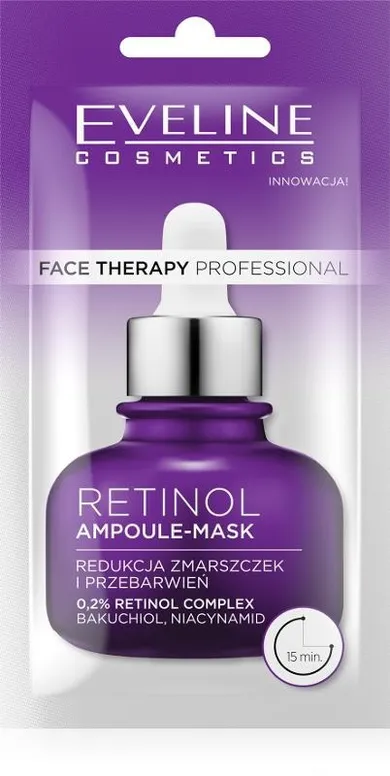 Eveline, Face Theraphy Professional, maska ampułka Retinol, 8 ml