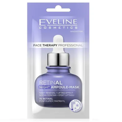 Eveline, Face Therapy Professional Ampoule-Mask, kremowa maseczka do twarzy Retinal, 8 ml