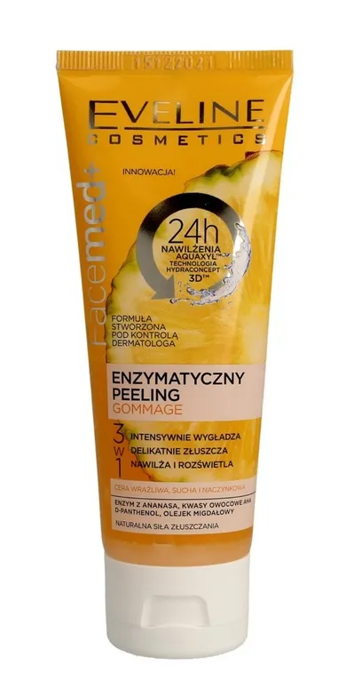 Eveline, Facemed + peeling enzymatyczny Gommage, 50 ml