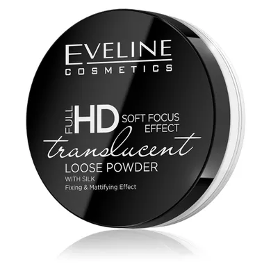 Eveline, Full HD, puder sypki, Soft Focus Effect Translucent, 6g