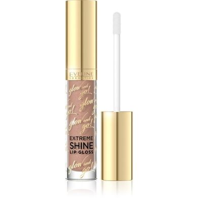 Eveline, Glow and Go, błyszczyk do ust, Extreme Shine nr 06 Baby Nude, 4.5 ml