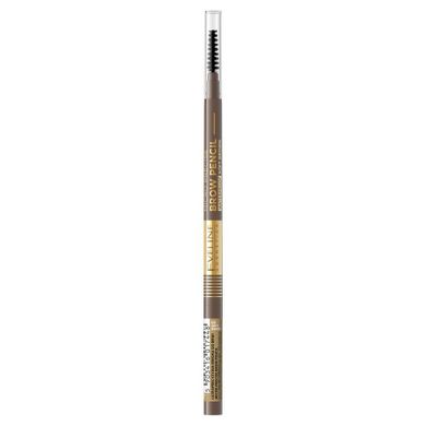 Eveline, Micro Precise Brow Pencil, kredka do brwi wodoodporna, nr 02 soft brown