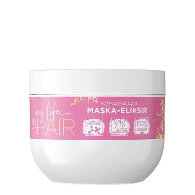 Eveline, My Life My Hair, wzmacniająca maska - eliksir do włosów cienkich i szorstkich, 300 ml