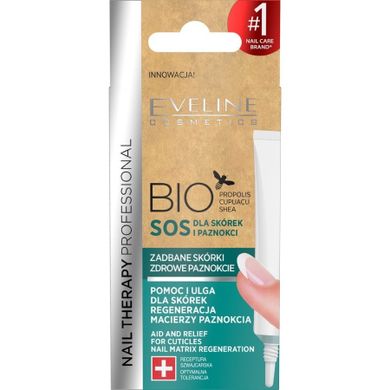 Eveline, Nail Therapy Bio S.O.S., odżywka do paznokci i skórek, 12 ml