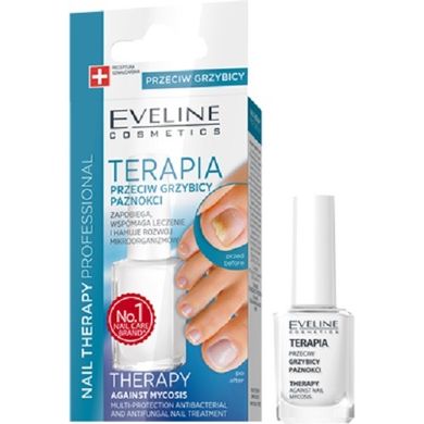Eveline, Nail Therapy, terapia przeciw grzybicy paznokci, 12 ml
