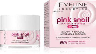 Eveline, Pink Snail, krem nawilżająco odżywczy, 50 ml
