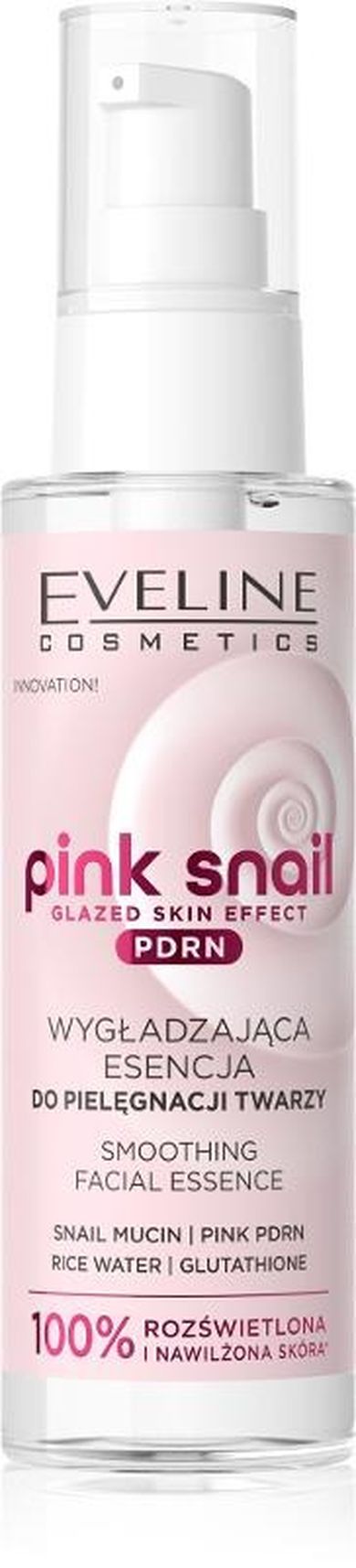 Eveline, Pink Snail, wygładzająca esencja do pielęgnacji twarzy, 100 ml