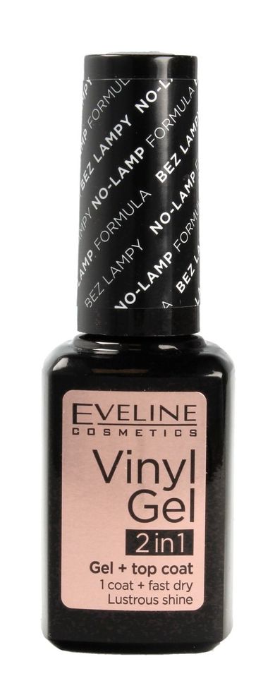 Eveline, Vinyl Gel 2in1, winylowy lakier do paznokci, nr 212, 12 ml