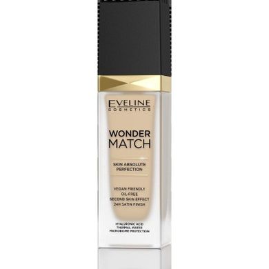 Eveline, Wonder Match, podkład dopasowujący się do cery, nr 10 light vanilla, 30 ml