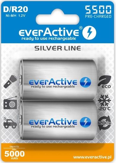 EverActive, akumulator, EVHRL20-5500, 5500mAh, Ni-MH