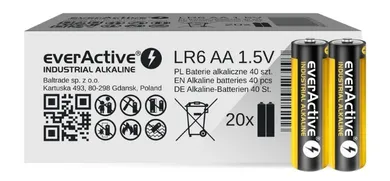 EverActive, bateria, AA, EVLR6S2IK, 40 szt.