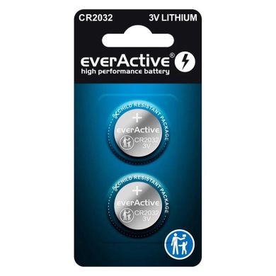 Everactive, baterie litowe, CR2032, 2 szt.
