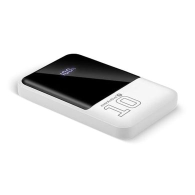 Everactive, powerbank, 10000mAh, 2xUSB, 1xUSB-C, 22,5W, QC4+, wyświetlacz LCD, biały, EB-10Q