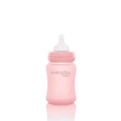 Everyday Baby, butelka szklana, różowa, 2m+, 150 ml