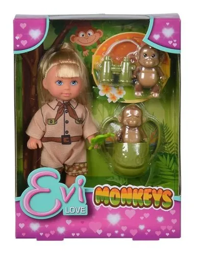 Evi Love, Evi z małpkami, lalka z akcesoriami