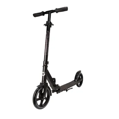 EVO, Flexi Max 200, hulajnoga miejska, czarna ze stopką i paskiem