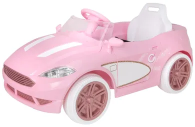 EVO, kabriolet, pojazd na akumulator, różowy