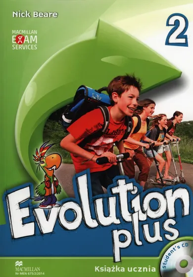 Evolution Plus 2. Książka ucznia. Szkoła podstawowa + CD
