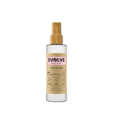 Evolve, peony & musk, perfumowana mgiełka do ciała, 150 ml