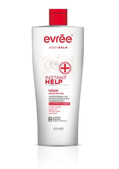 Evree, Instant Help, balsam-ratunek dla ciała, 400 ml