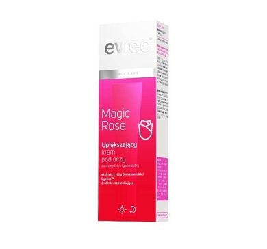 Evree, Magic Rose, upiększający krem pod oczy, 15 ml