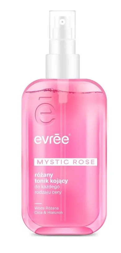 Evree, Mystic Rose, różany tonik kojący, 200 ml