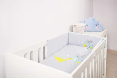 Ewa Klucze Eevi, Family, 3-częściowy komplet pościeli, 100-135 cm, szary