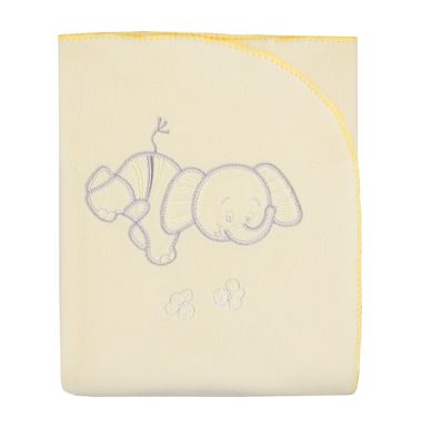 Ewa Klucze Eevi, koc polarowy, żółty, 78-88 cm