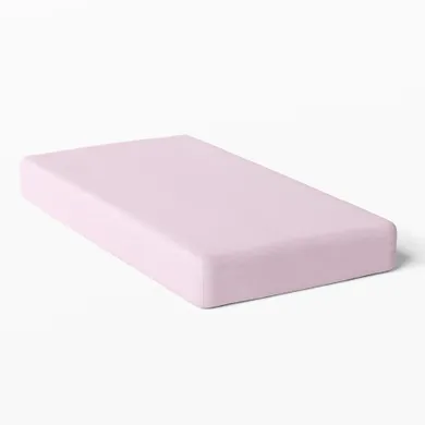 Ewa Klucze Eevi, prześcieradło frotte, jasno różowy, 120-60 cm
