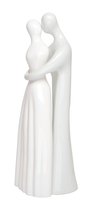 Ewax, para ceramiczna, szaro- biała, 13-12-37 cm