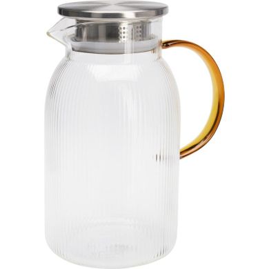 Excellent Houseware, dzbanek do herbaty, szklany, Poko, 1,5l