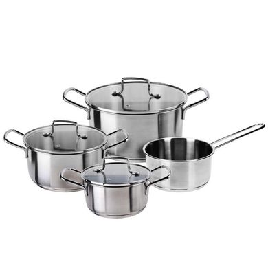 Excellent Houseware, garnki stalowe, 7 elementów