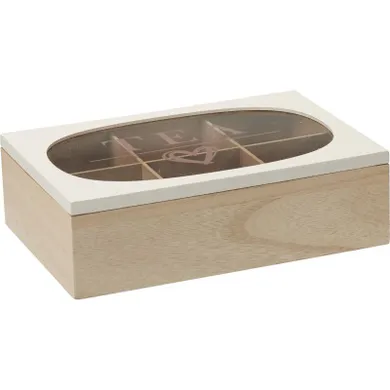 Excellent Houseware, herbaciarka ze szklanym wiekiem, Zen, 24-16,5-7 cm