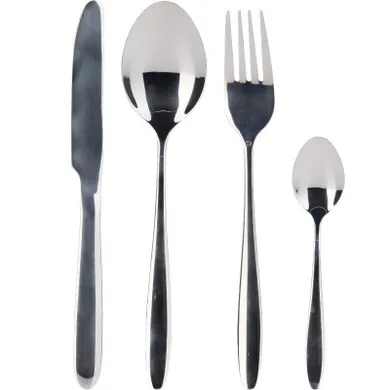 Excellent Houseware, klasyczny zestaw sztućców dla 6 osób