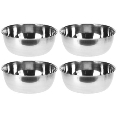 Excellent Houseware, miska stalowa, 4 szt., 11 cm, 270 ml