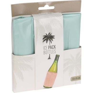 Excellent Houseware, rękaw chłodzący na butelki, tworzywo sztuczne, zielony