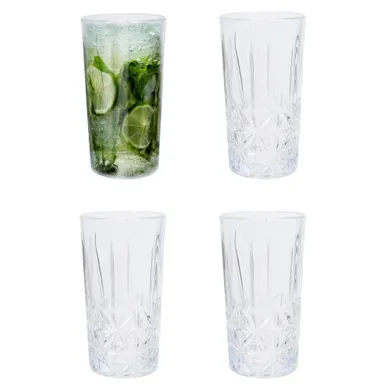 Excellent Houseware, szklanka 260 ml, 4 szt.