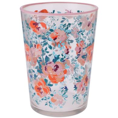 Excellent Houseware, szklanka, kwiatowy wzór, 510 ml