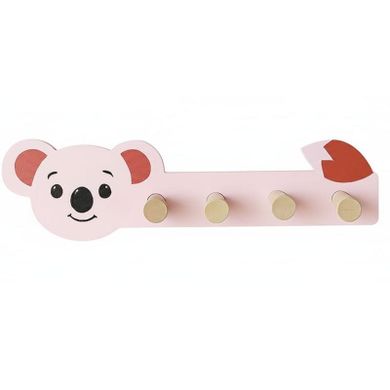 Excellent Houseware, wieszak do pokoju dziecięcego, Mini Zoo, 35,5-6,5-10 cm