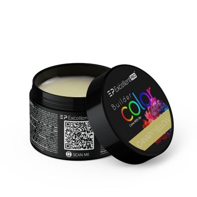 Excellent PRO, Builder Color With Thixotropy Pastel, żel budujący, Canary Yellow, 15g