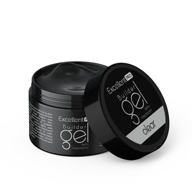 Excellent PRO, Builder Gel With Thixotropy, żel budujący, Clear, 15g
