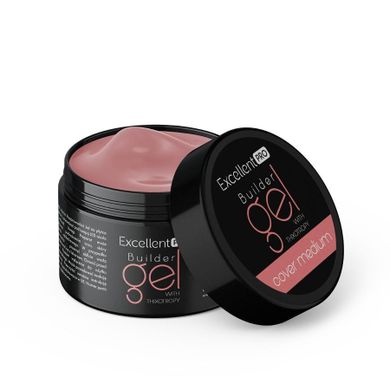 Excellent PRO, Builder Gel With Thixotropy, żel budujący, Cover Medium, 15g