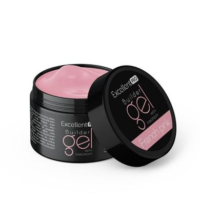 Excellent PRO, Builder Gel With Thixotropy, żel budujący, French Pink, 15g